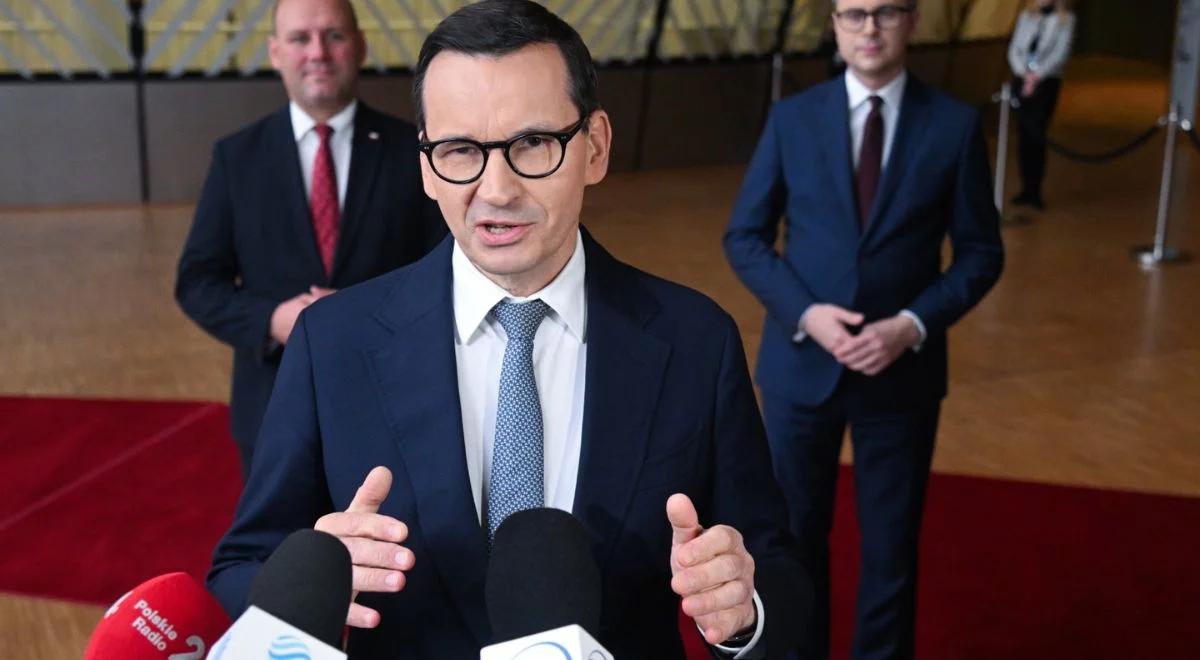 Szczyt UE. Premier Morawiecki: podtrzymamy twarde weto ws. paktu migracyjnego