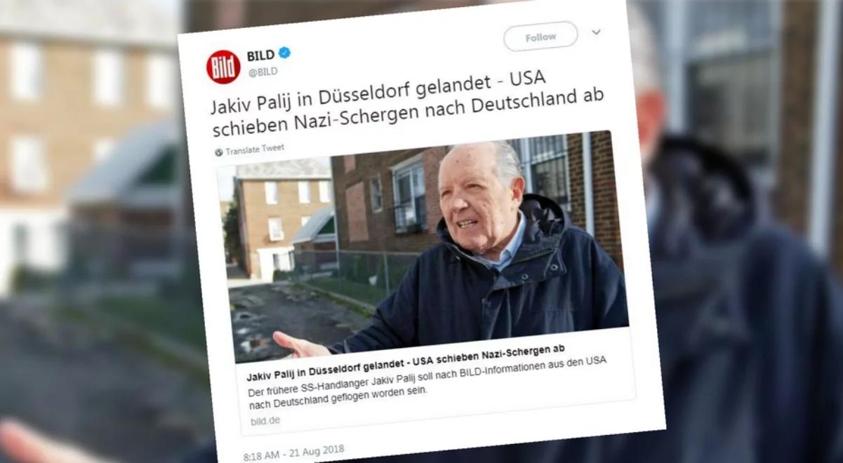 Niemcy: nazistowski zbrodniarz deportowany z USA