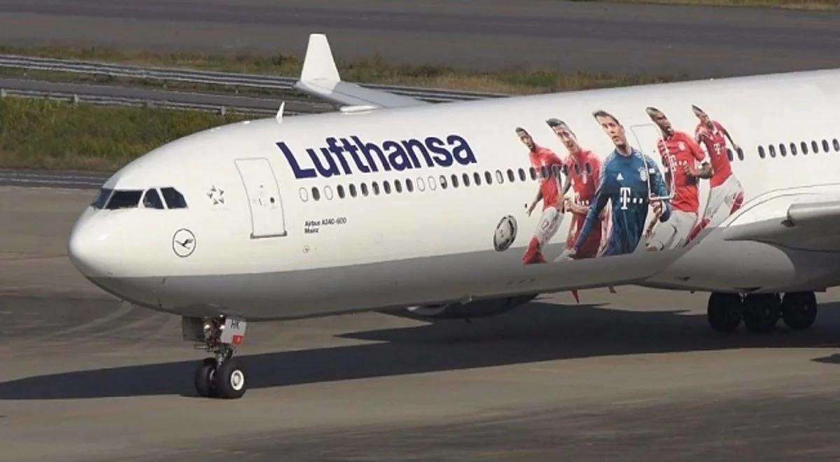 Robert Lewandowski na samolocie Lufthansy i z golem przeciwko Arsenalowi