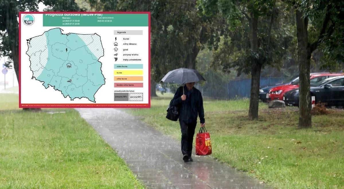 Prognoza pogody na czwartek. Burze i deszcz w całym kraju