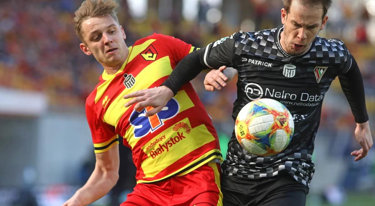 Ekstraklasa: Jagiellonia Białystok przerwała fatalną serię. Zagłębie zatrzymane