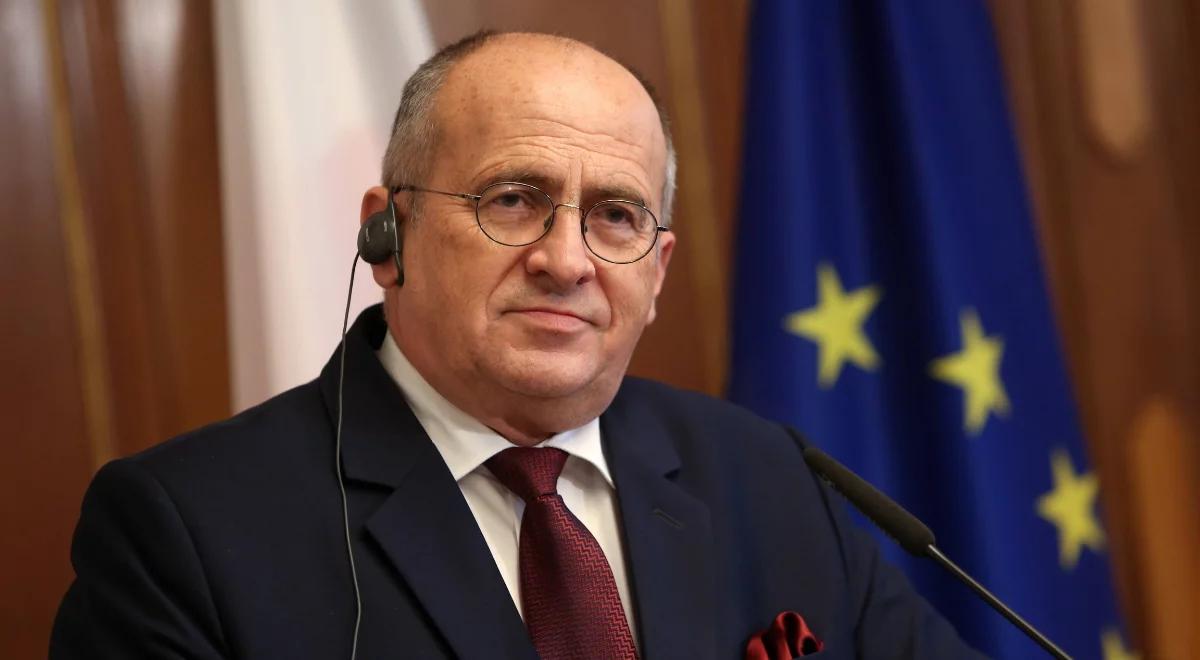 Obrady szefów dyplomacji państw UE. Zbigniew Rau mówił m.in. o łamaniu praw człowieka w Rosji