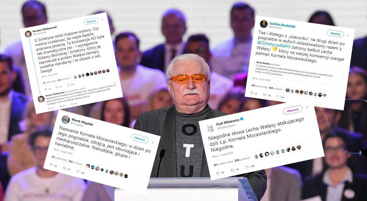 Skandaliczne słowa Lecha Wałęsy o Kornelu Morawieckim. Polityk KO: nieludzkie, głupie i haniebne