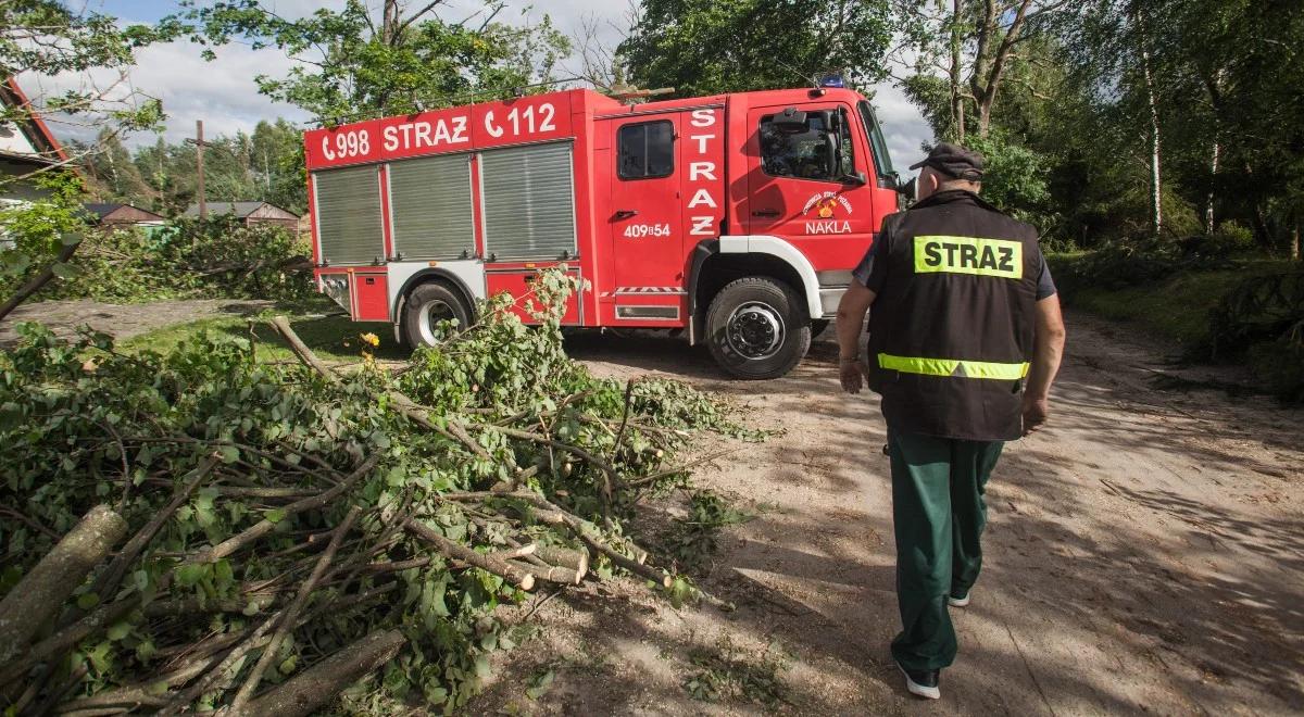 2,5 tysiąca interwencji strażaków w weekend. Winowajcą przechodzący nad krajem front burzowy