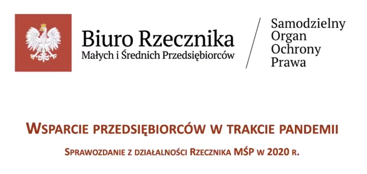 Wsparcie przedsiębiorców w trakcie pandemii. Działania Rzecznika Małych i Średnich Przedsiębiorstw