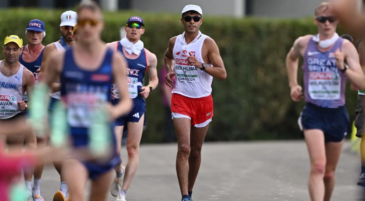 Lekkoatletyczne ME Rzym 2024. Maher Ben Hlima w czołówce chodu na 20 km