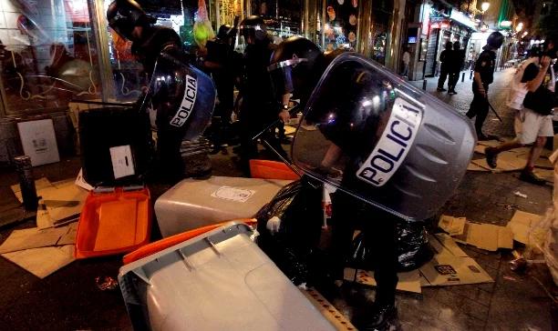 Madryt: gumowe kule przeciwko demonstrantom