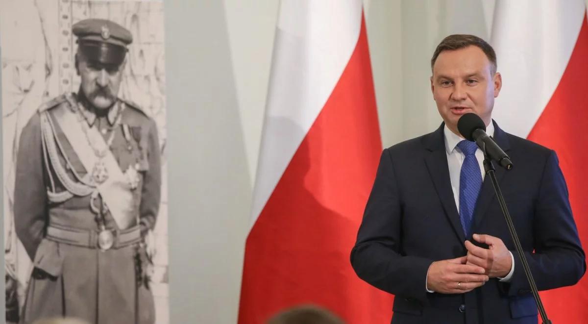 Prezydent: potrzebna jest świadomość lokalnego wkładu w odzyskanie niepodległości