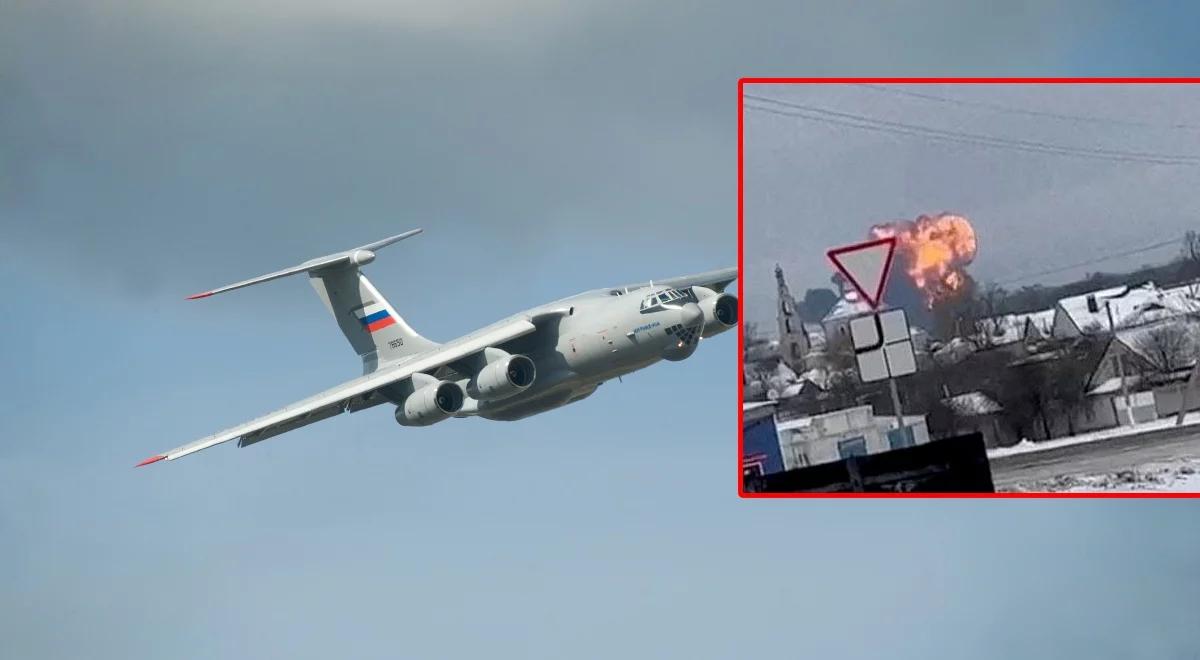 Ukraińskie władze: brak dowodów, że na pokładzie rosyjskiego Iła-76 byli jeńcy
