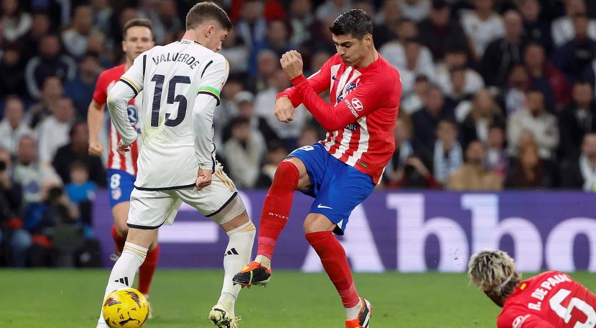 La Liga: Real - Atletico. Dramatyczne derby Madrytu. "Los Colchoneros" wyrwali remis 