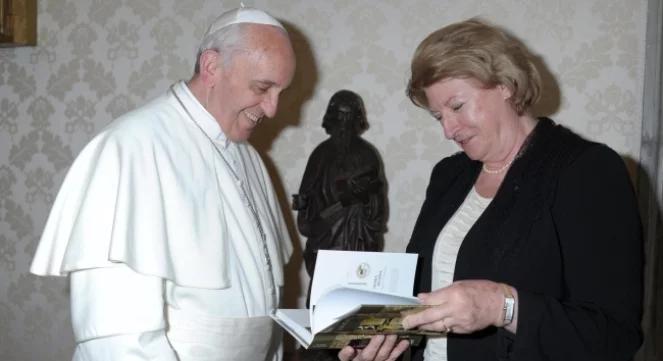 Hanna Suchocka żegna się z Watykanem i papieżem Franciszkiem