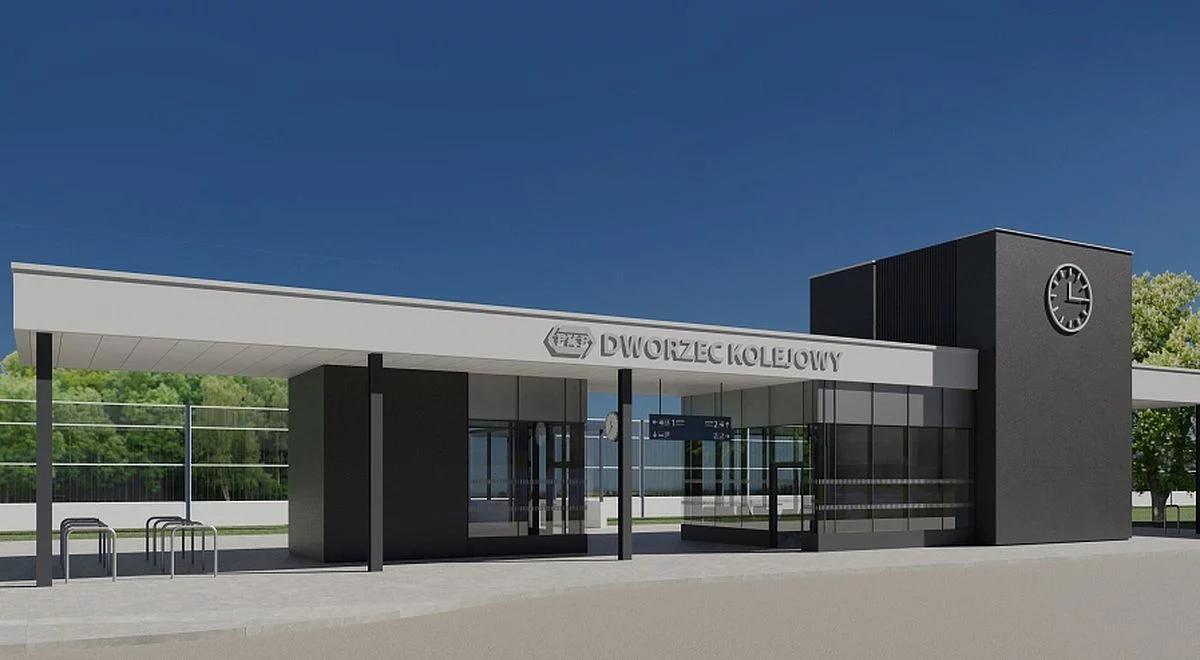 "Pasażerowie będą mogli w godnych warunkach oczekiwać na pociągi". Innowacyjny dworzec na Podkarpaciu