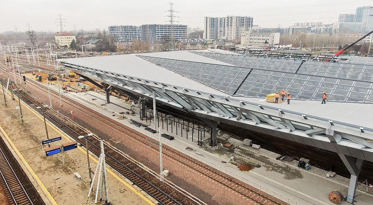 Przebudowa dworca Warszawa Zachodnia. W grudniu zostanie uruchomiony nowy peron