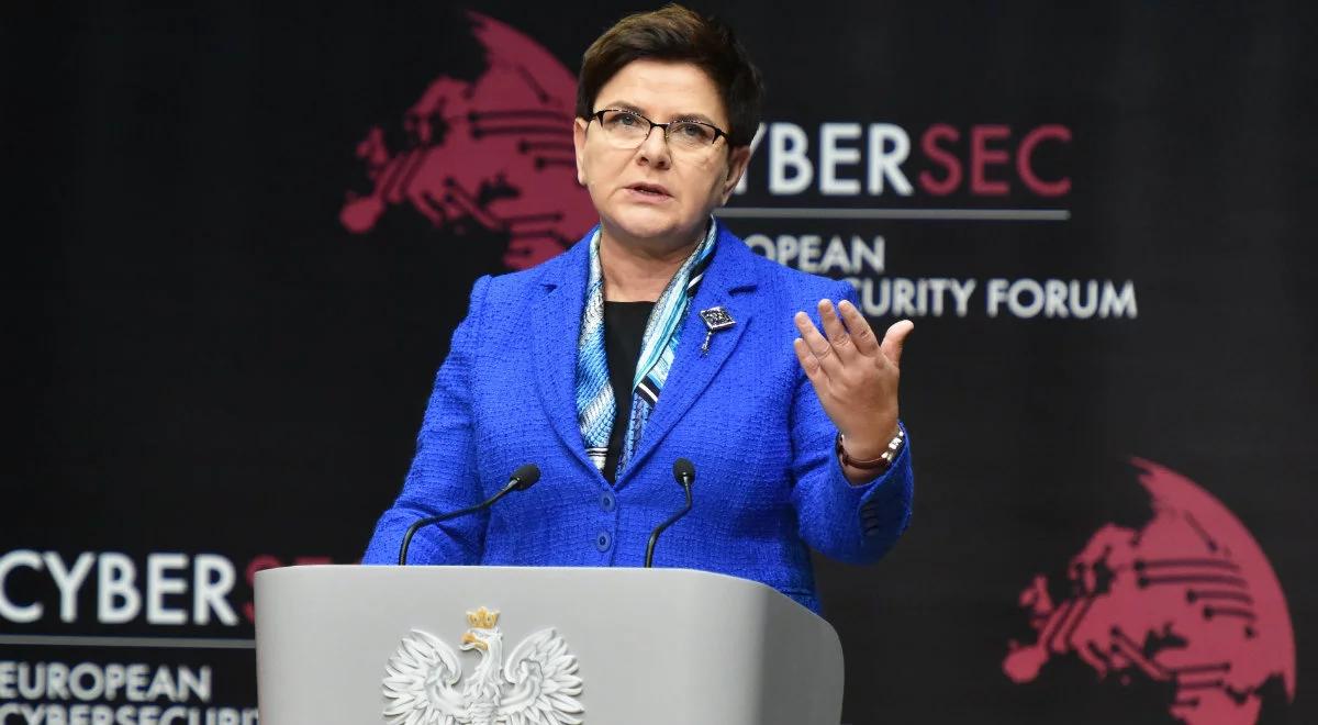 CYBERSEC w Krakowie. Premier Beata Szydło: powołam departament ds. cyberprzestrzeni 