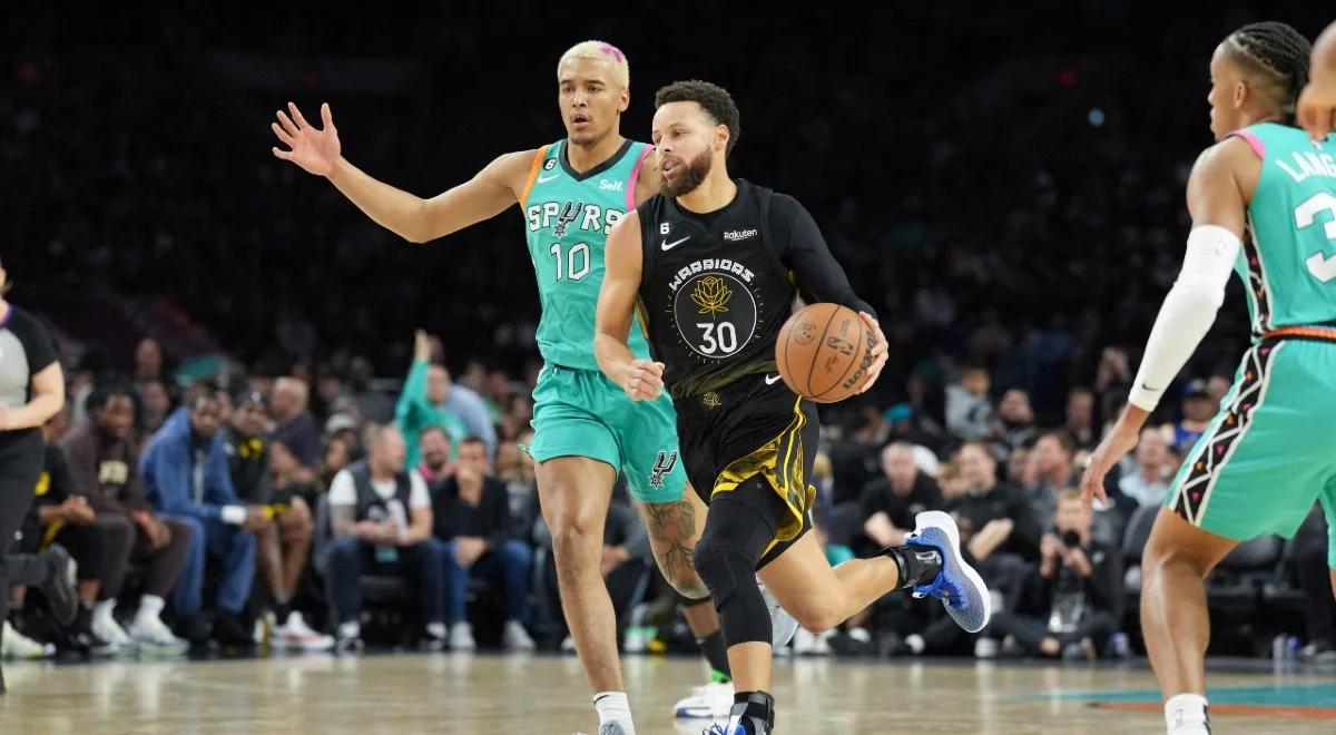 NBA: rekordowe 68 tys. kibiców na meczu Spurs z Warriors! Kolejna porażka zespołu Sochana