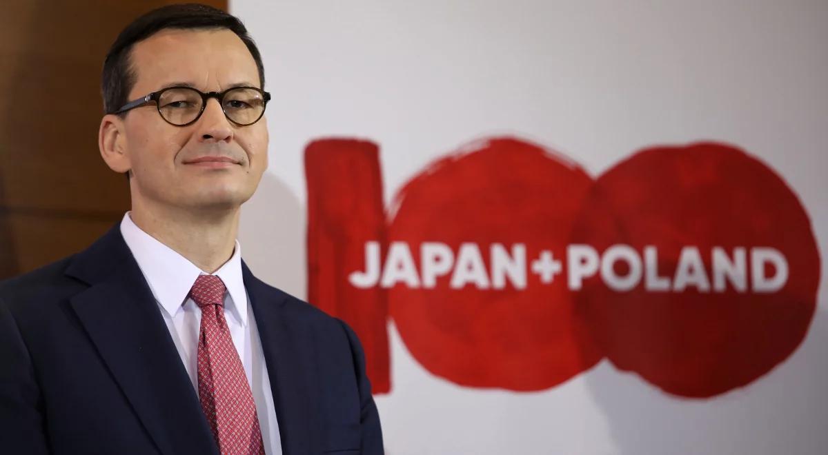 Mateusz Morawiecki w Tokio. Ekspert: w stosunkach z Japonią istnieje obopólna sympatia