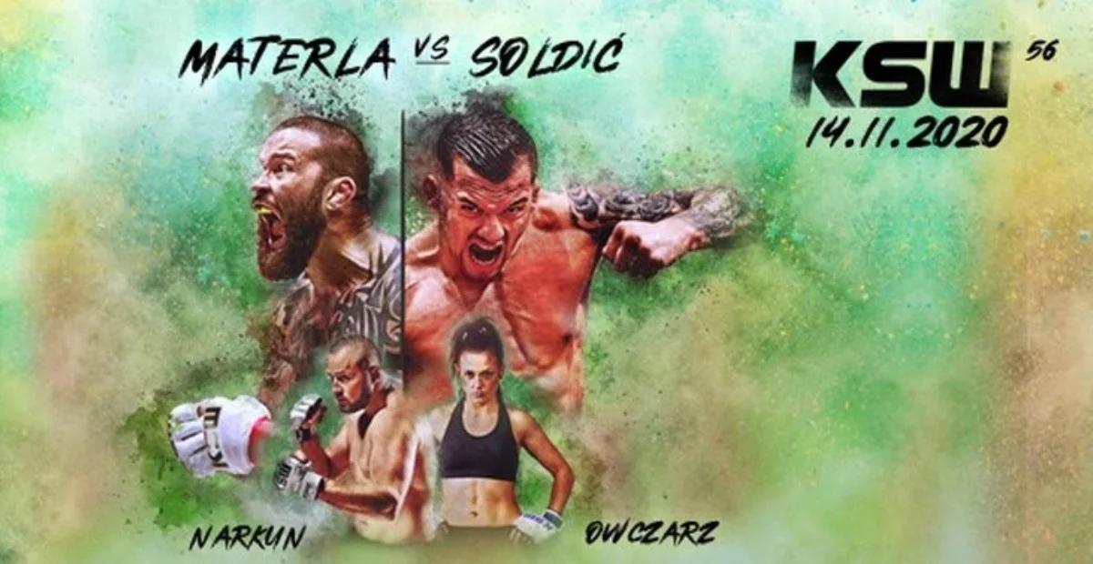 KSW 56: Soldić i Materla czy Narkun vs Erslan - KARTA WALK gali w Łodzi