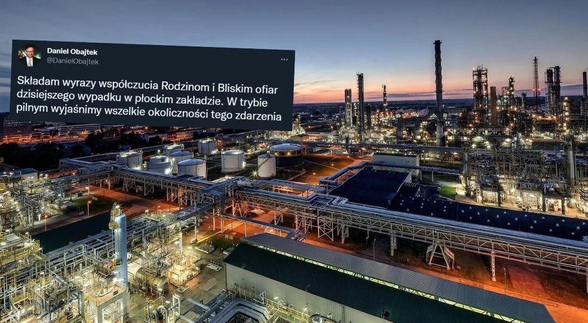 Wypadek w zakładzie Orlenu. Obajtek: w trybie pilnym wyjaśnimy wszelkie okoliczności zdarzenia