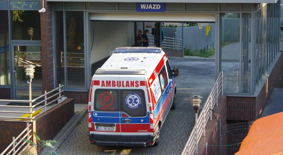 Tragiczny wypadek w Szpitalu Orłowskiego. Pacjent spadł z piątego piętra
