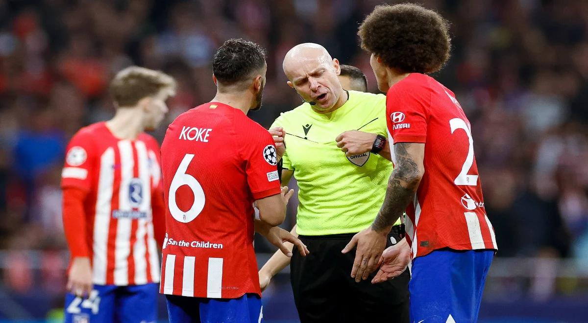 Liga Mistrzów. Szymon Marciniak popełnił błąd? Piłkarze Atletico mieli do niego pretensje