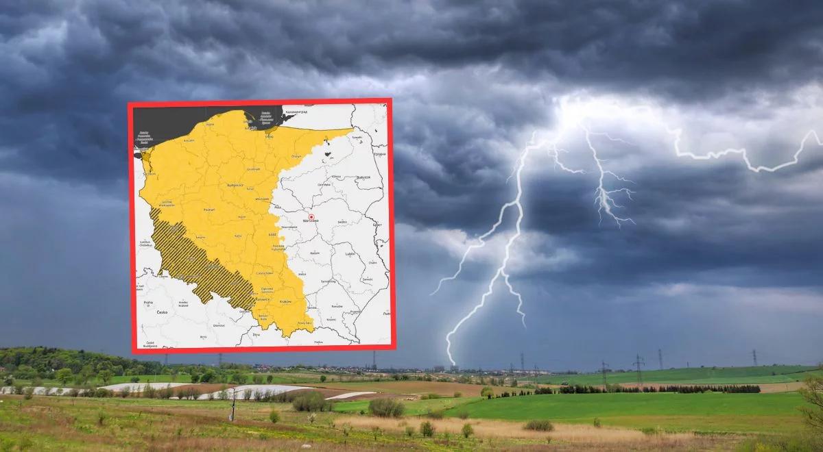 Niebezpieczna pogoda, połowa Polski w alertach. Sprawdź, gdzie jest burza