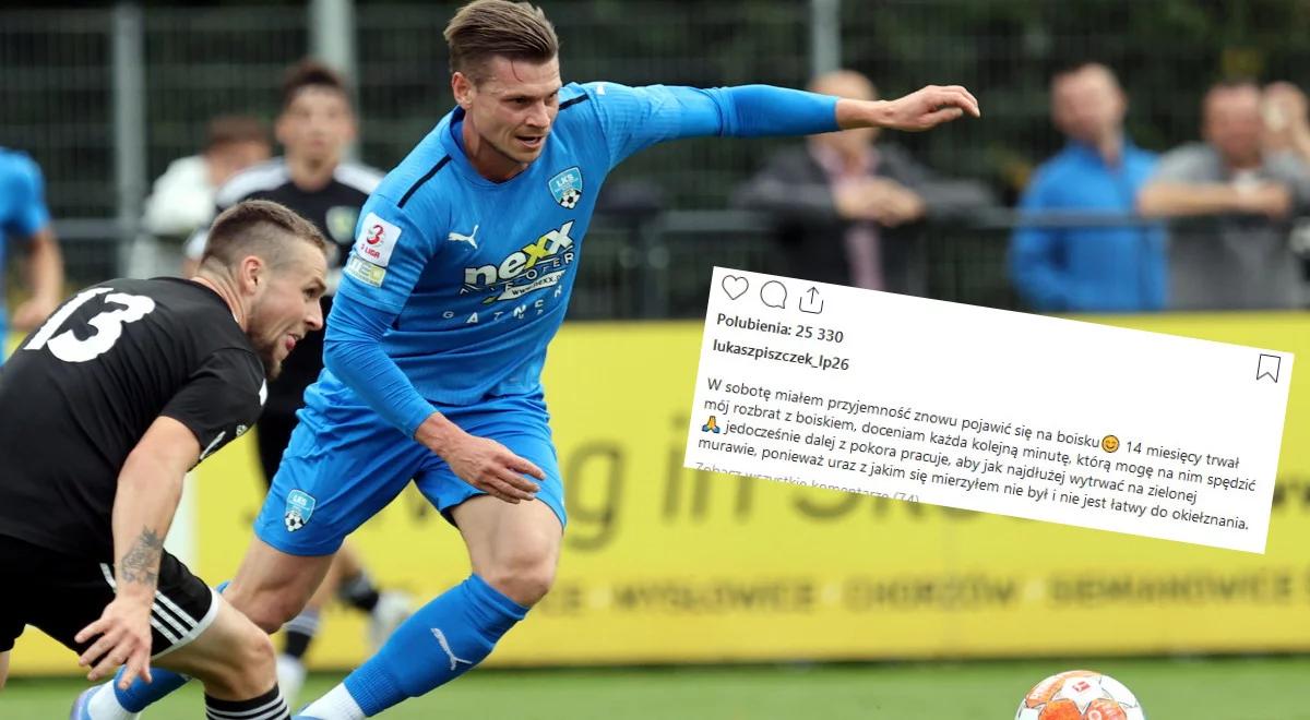 Łukasz Piszczek wrócił do gry po ponad roku. "Doceniam każdą minutę"