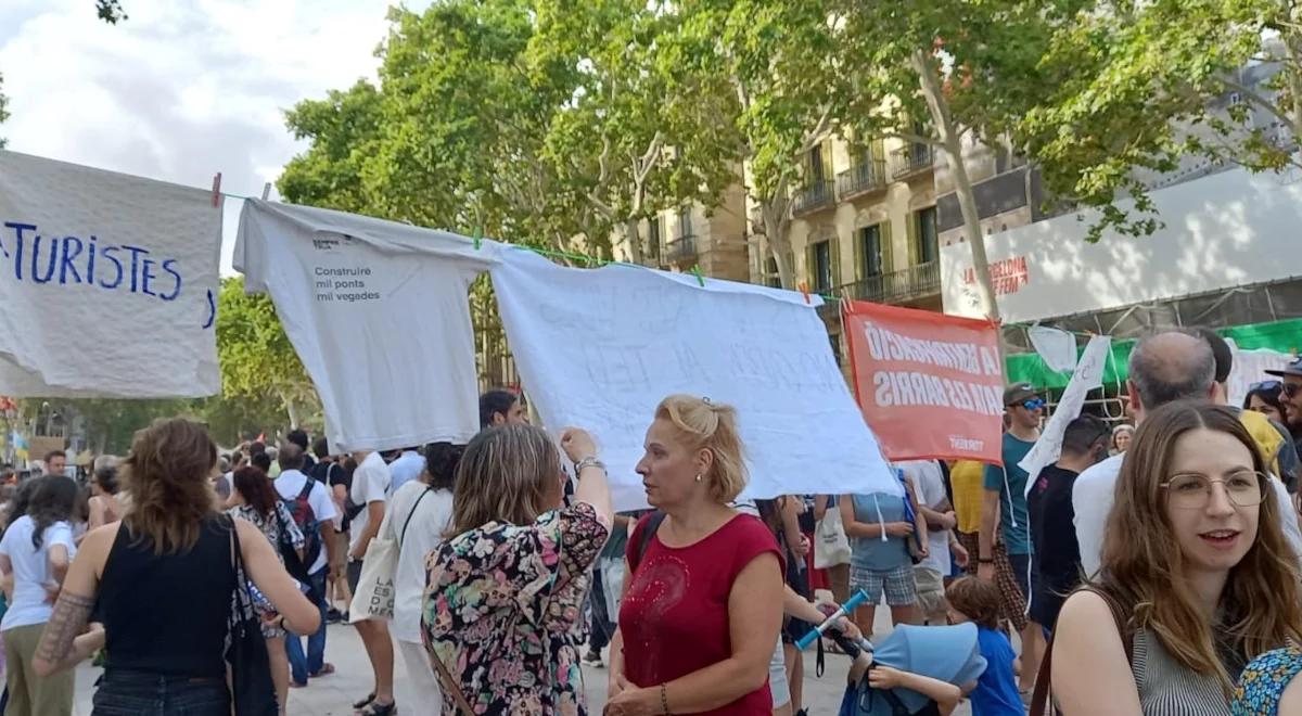 Mieszkańcy Barcelony mają dość masowej turystyki. Zorganizowali ogromny protest