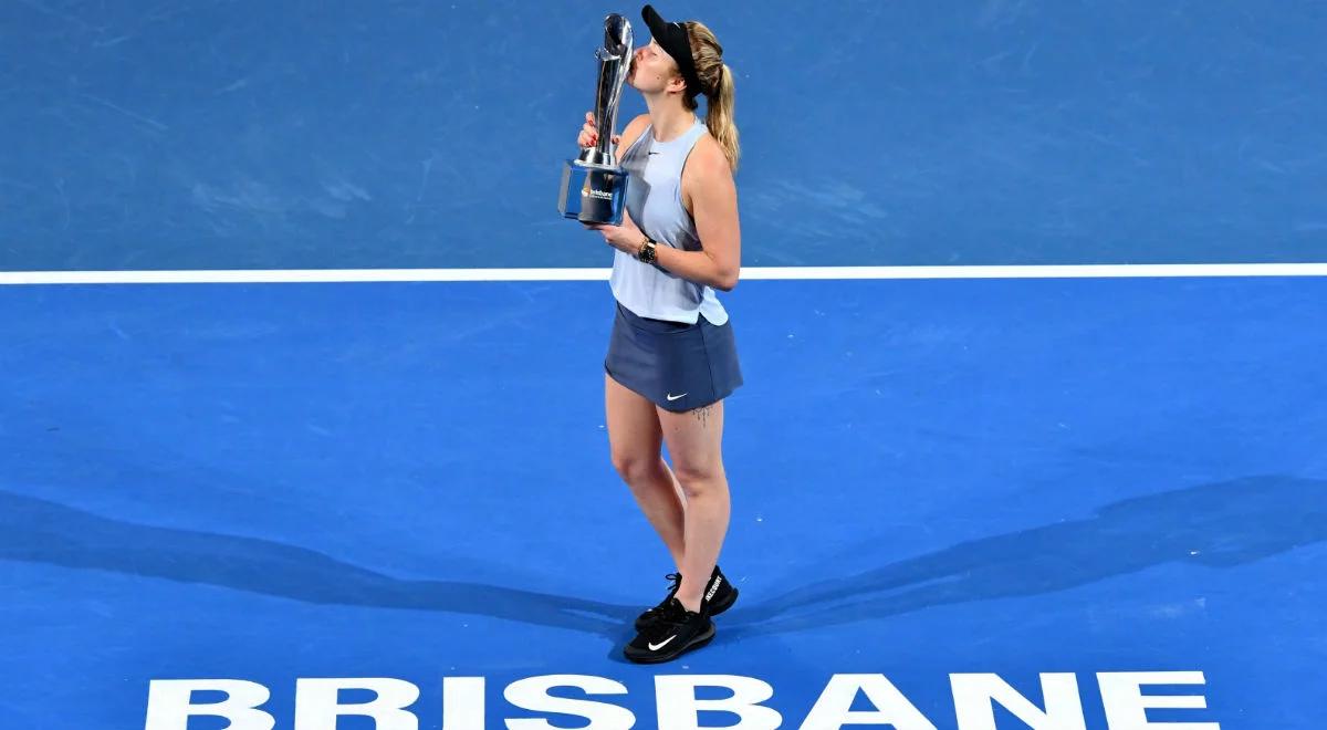 WTA Brisbane: dobrze czuje się na kortach w Australii. Triumf przed Wielkim Szlemem