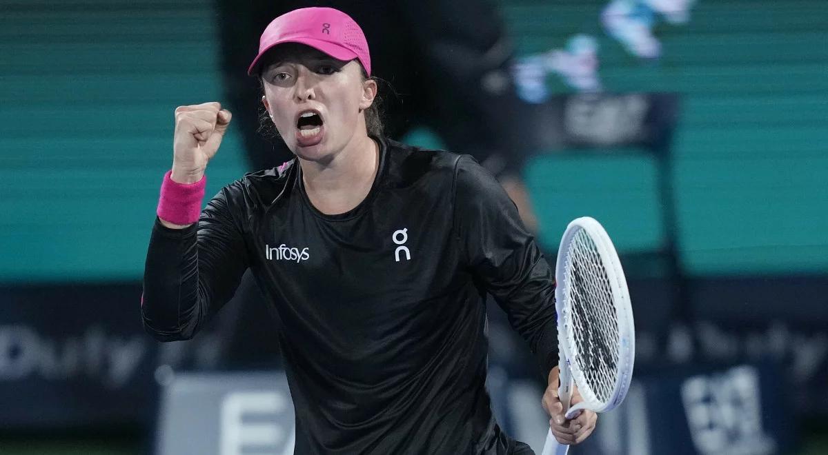 WTA Dubaj. Iga Świątek Qinwen Zheng. O której mecz Polki z finalistką