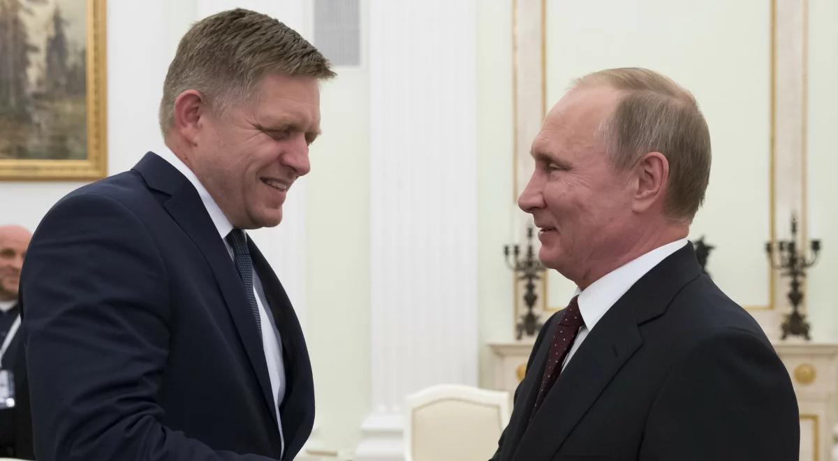 Putin zaprosił premiera Słowacji do Moskwy. Fico ogłosił, co mu odpowiedział