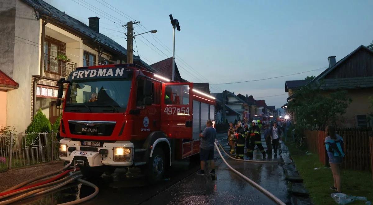 Pożar w Nowej Białej: PZU wyda decyzję i wypłaci odszkodowania w 24 godziny, pomoc oferują władze lokalne