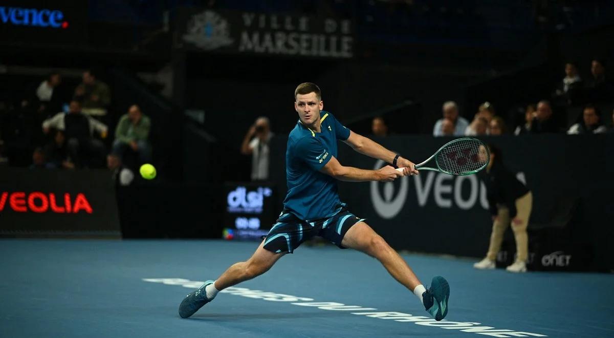 ATP Marsylia: Hubert Hurkacz idzie jak po swoje. Znów wygrał bez straty seta