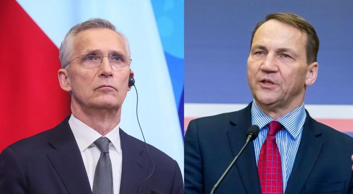 Sikorski i Stoltenberg o rosyjskiej rakiecie nad Polską. "Rosja zagraża bezpieczeństwu państw Sojuszu"
