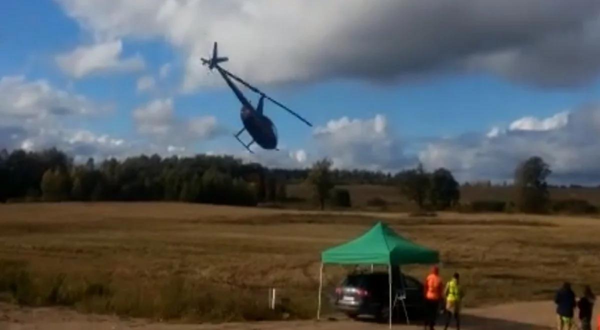 Rajdowe ME: rozbił się helikopter z Polakami na pokładzie. Jedna osoba nie żyje