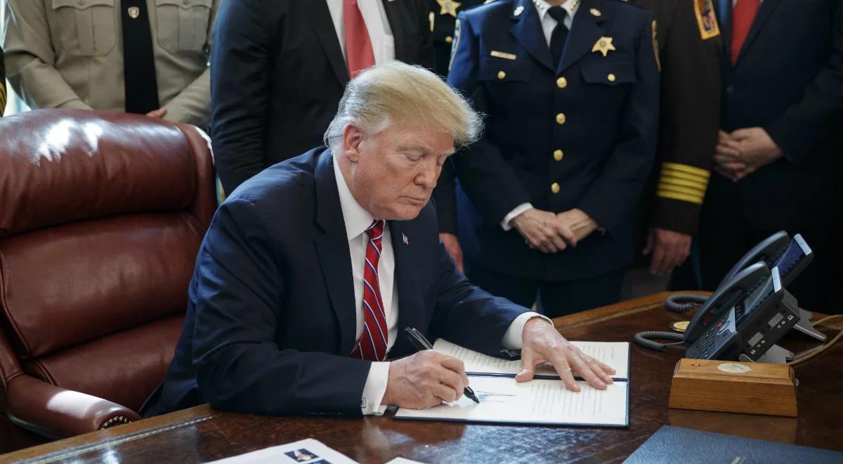 Donald Trump zawetował decyzję Kongresu USA ws. stanu wyjątkowego