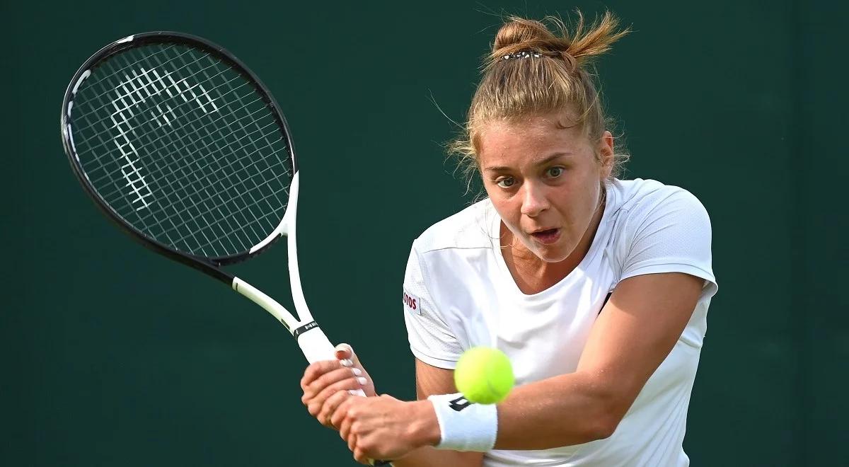 Wimbledon: Maja Chwalińska żegna się z turniejem po trzysetowym meczu