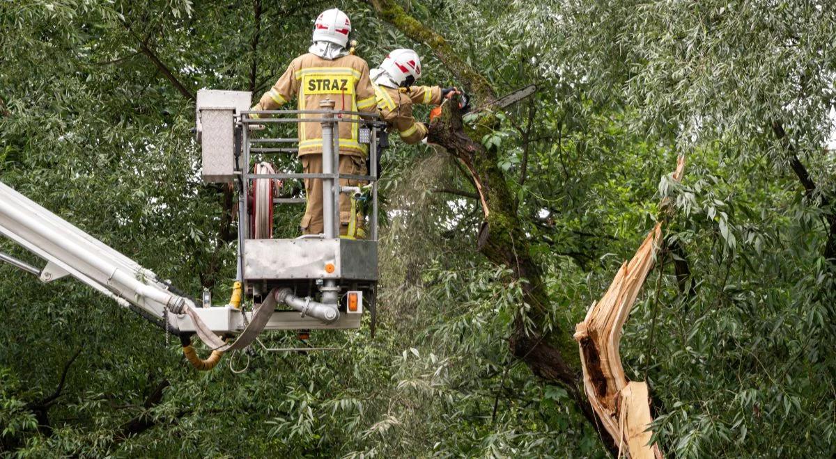 Przez Polskę przeszedł front atmosferyczny. Strażacy interweniowali prawie 900 razy