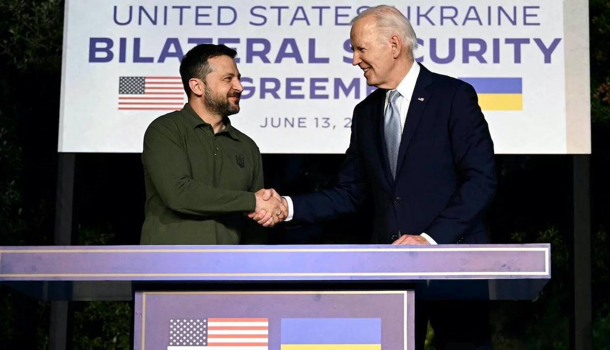 Joe Biden rezygnuje. Kreml wypomina mu pomaganie Ukrainie