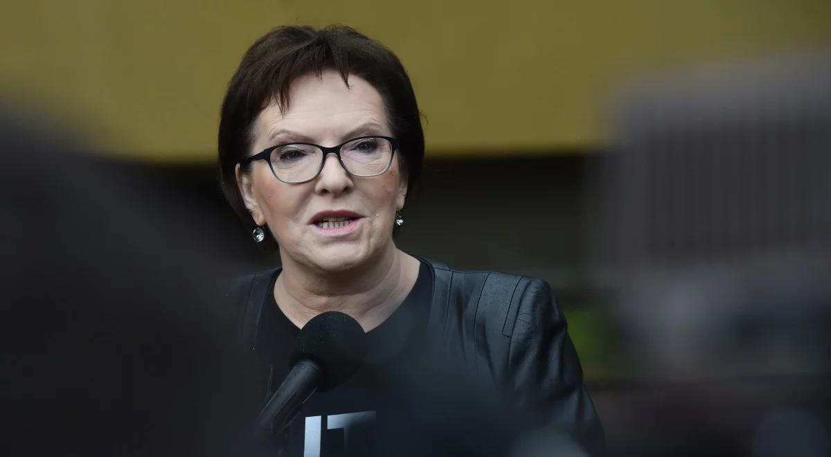 Ewa Kopacz zdziwiona deklaracją szefa NIK o powrocie do pracy