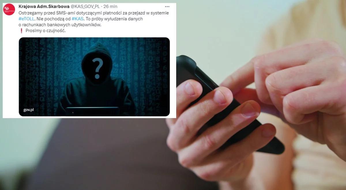 Próba wyłudzenia danych o rachunkach bankowych. KAS: uwaga na fałszywe SMS-y