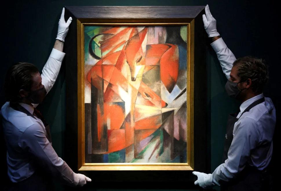 Słynne "Lisy" Franza Marca wyceniane na 47 milionów dolarów. Obraz wystawiono w domu aukcyjnym Christie's