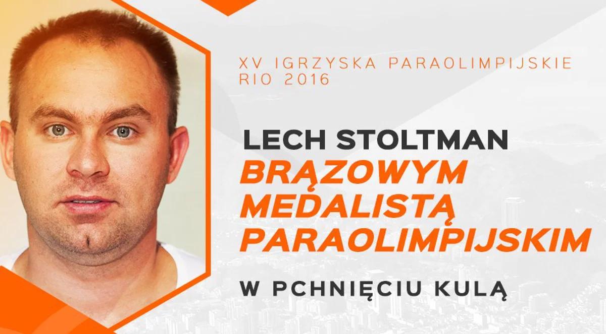 Paraolimpiada Rio 2016: brązowy medal Stoltmana w pchnięciu kulą