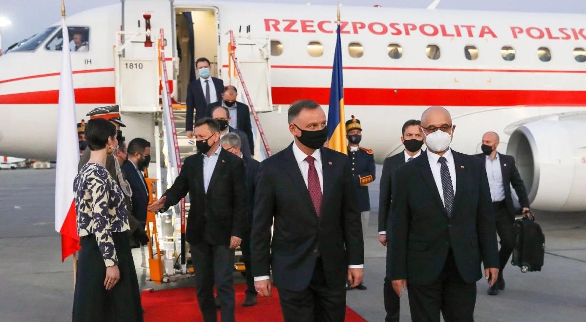 Prezydent Andrzej Duda w Rumunii. Weźmie udział w szczycie B-9