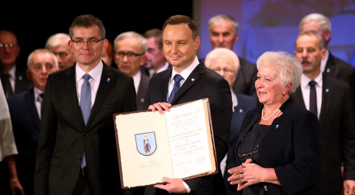 Prezydent odebrał tytuł honorowego obywatela Starego Sącza