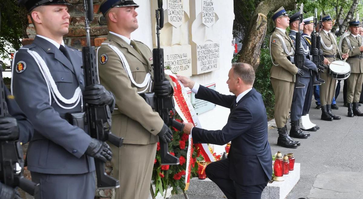 Prezydent: bez poświęcenia nie byłoby wolnej Polski