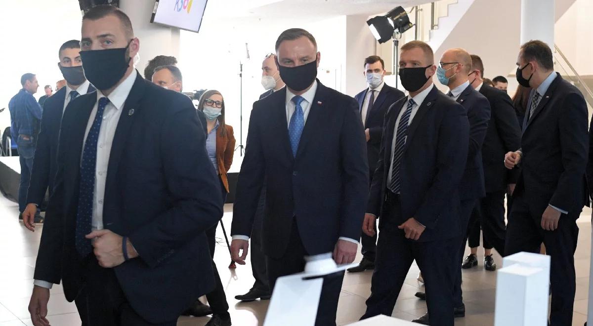 Kongres 590. Andrzej Duda zwiedził stoiska laureatów Nagrody Gospodarczej Prezydenta RP