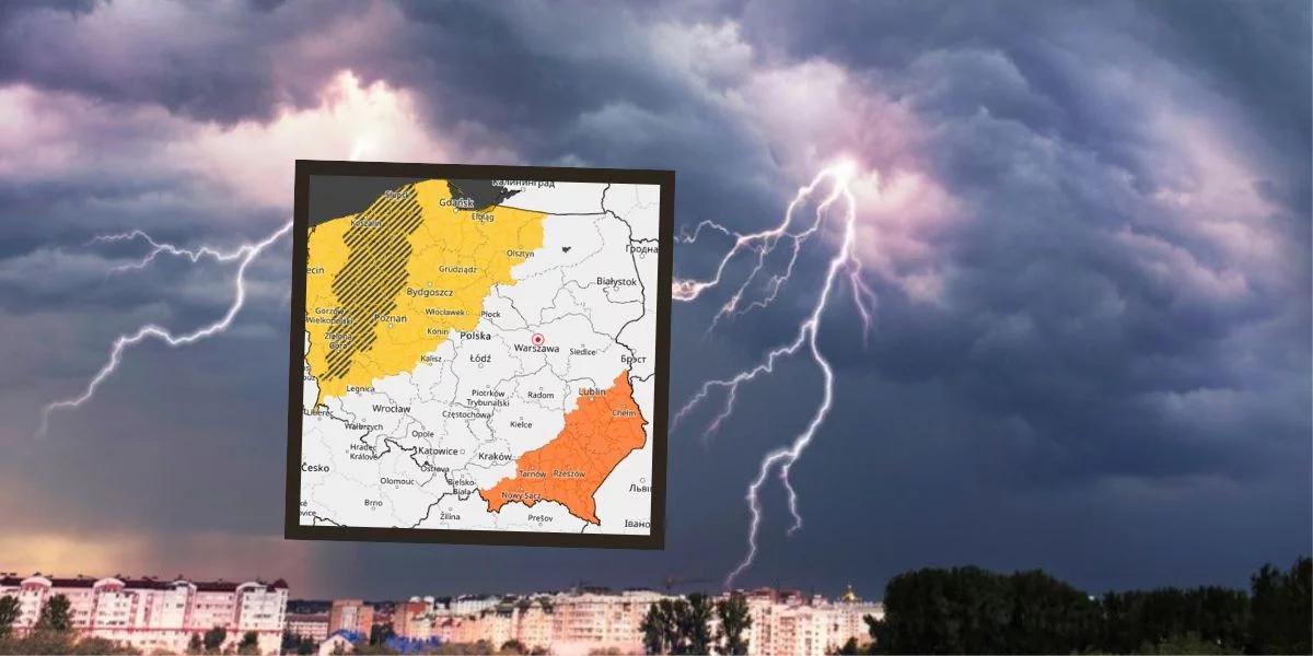 Nawałnice znów nad Polską. Alerty przed burzami, możliwe podtopienia