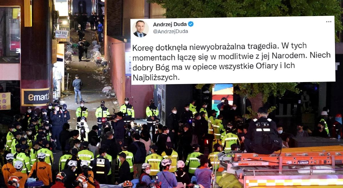 Prezydent Andrzej Duda: Koreę dotknęła niewyobrażalna tragedia. Łączę się w modlitwie z jej Narodem