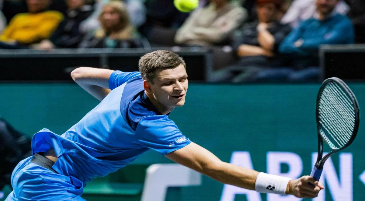 Tenis: Hubert Hurkacz żegna się z Rotterdamem. Przegrał w ćwierćfinale debla