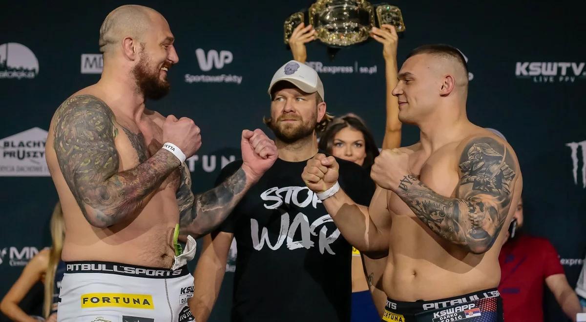 KSW 67: Mistrzowski pas królewskiej kategorii stawką walki wieczoru. Relacja LIVE od 19:00